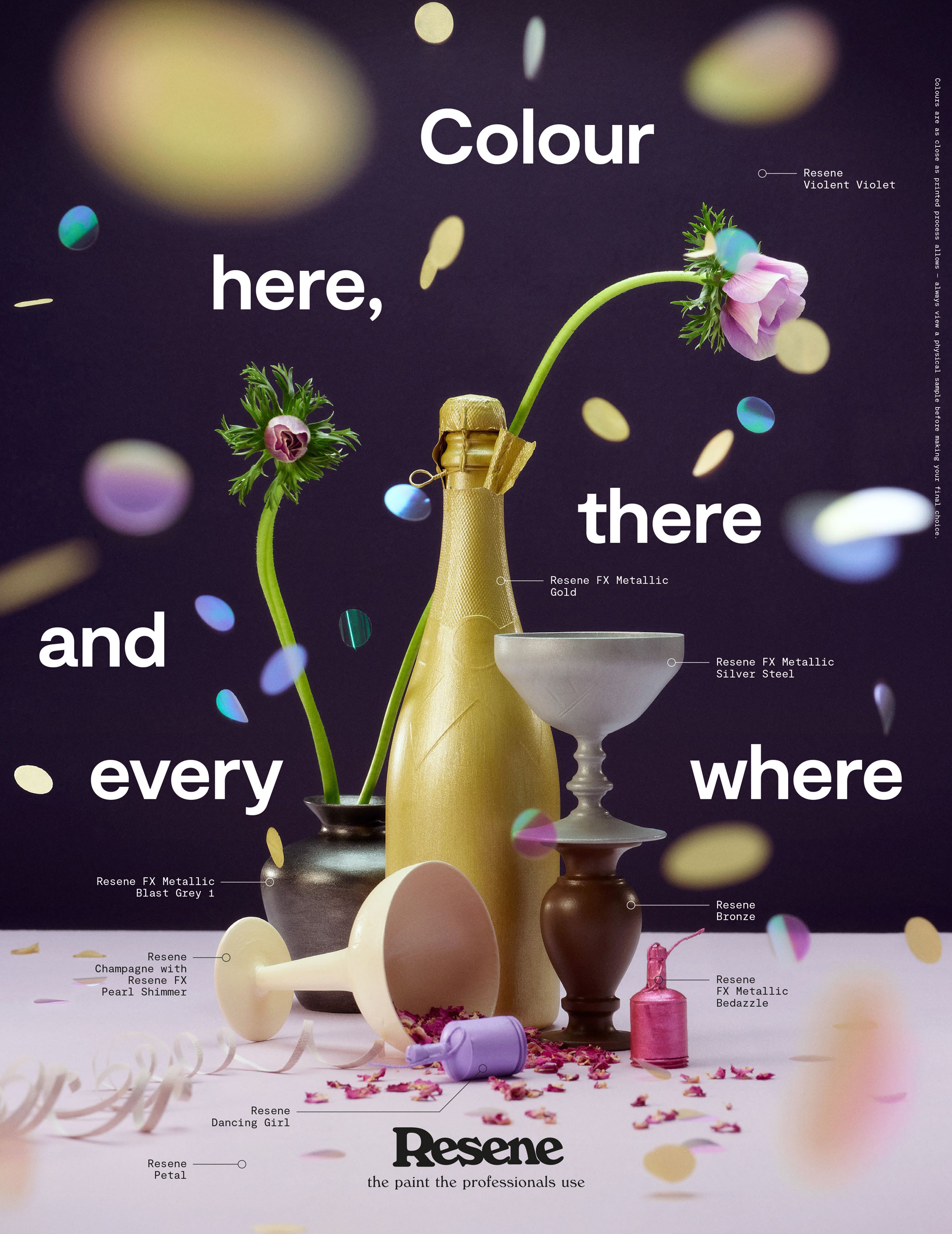 Colour Here, There and Everywhere