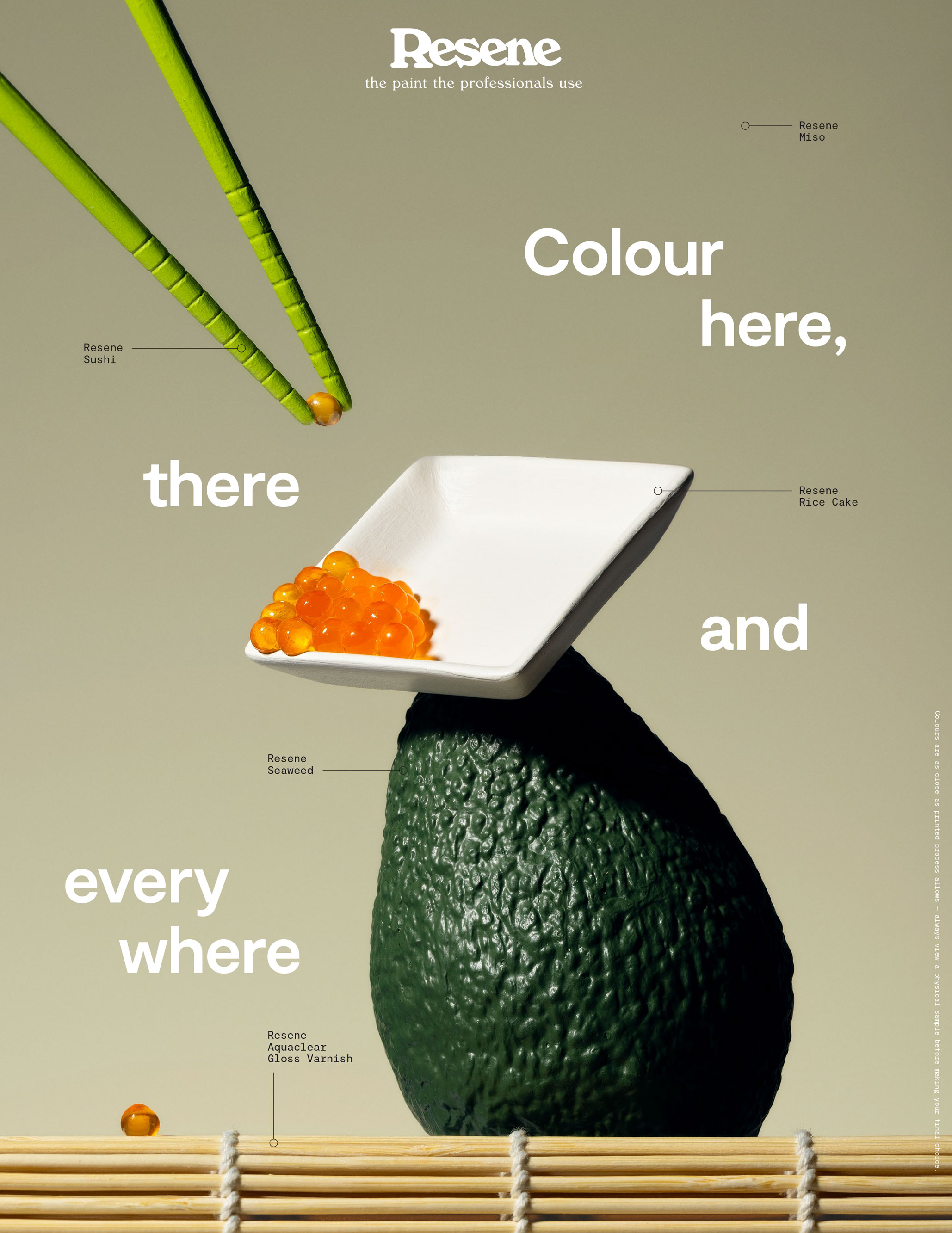 Colour Here, There and Everywhere